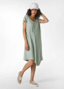 DEHA Vestiti, Gonne E Tute*Abito In Jersey Fiammato Effetto Vintage Verde