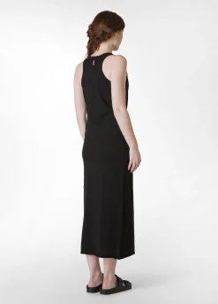 DEHA Vestiti, Gonne E Tute*Abito In Maglia Misto Lino Nero