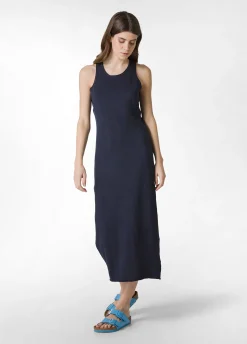 DEHA Vestiti, Gonne E Tute*Abito In Maglia Misto Lino Blu