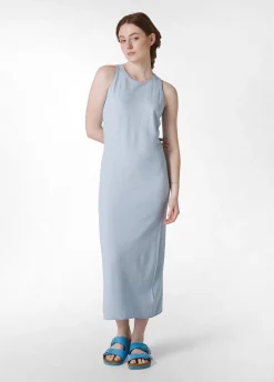 DEHA Vestiti, Gonne E Tute*Abito In Maglia Misto Lino Blu