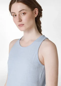 DEHA Vestiti, Gonne E Tute*Abito In Maglia Misto Lino Blu
