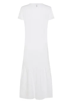 DEHA Vestiti, Gonne E Tute*Abito Lungo Con Inserto In Popeline Blu