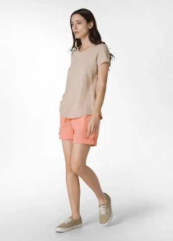 DEHA Bermuda*Bermuda In Popeline Con Coulisse Arancio