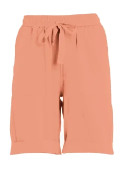 DEHA Bermuda*Bermuda In Popeline Con Coulisse Arancio