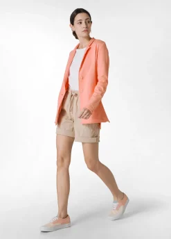 DEHA Bermuda*Bermuda In Popeline Con Coulisse Beige