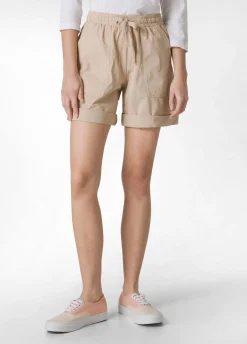 DEHA Bermuda*Bermuda In Popeline Con Coulisse Beige