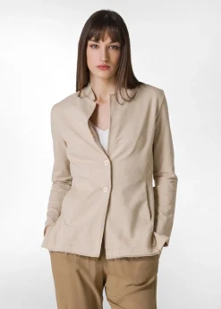 DEHA Giacche E Giubbotti*Blazer In Felpa Leggera Beige