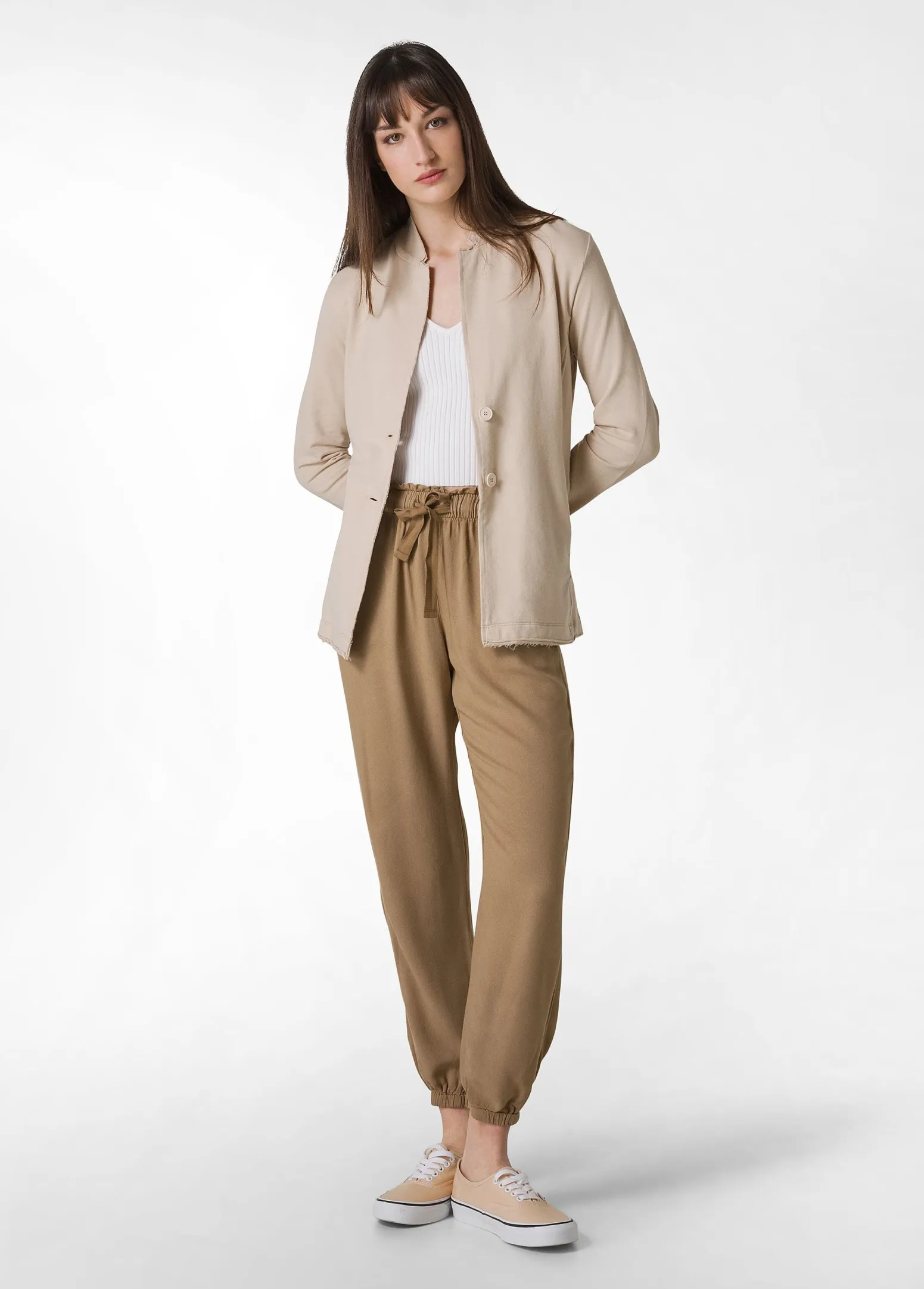 DEHA Giacche E Giubbotti*Blazer In Felpa Leggera Beige