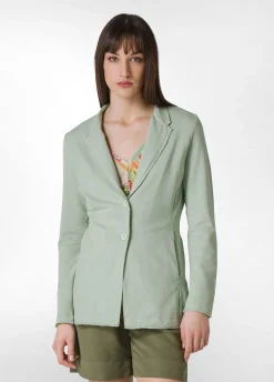 DEHA Giacche E Giubbotti*Blazer In Felpa Leggera Verde