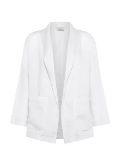 DEHA Giacche E Giubbotti*Blazer In Lino Bianco