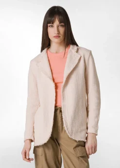 DEHA Giacche E Giubbotti*Blazer In Tweed Di Cotone Rosa