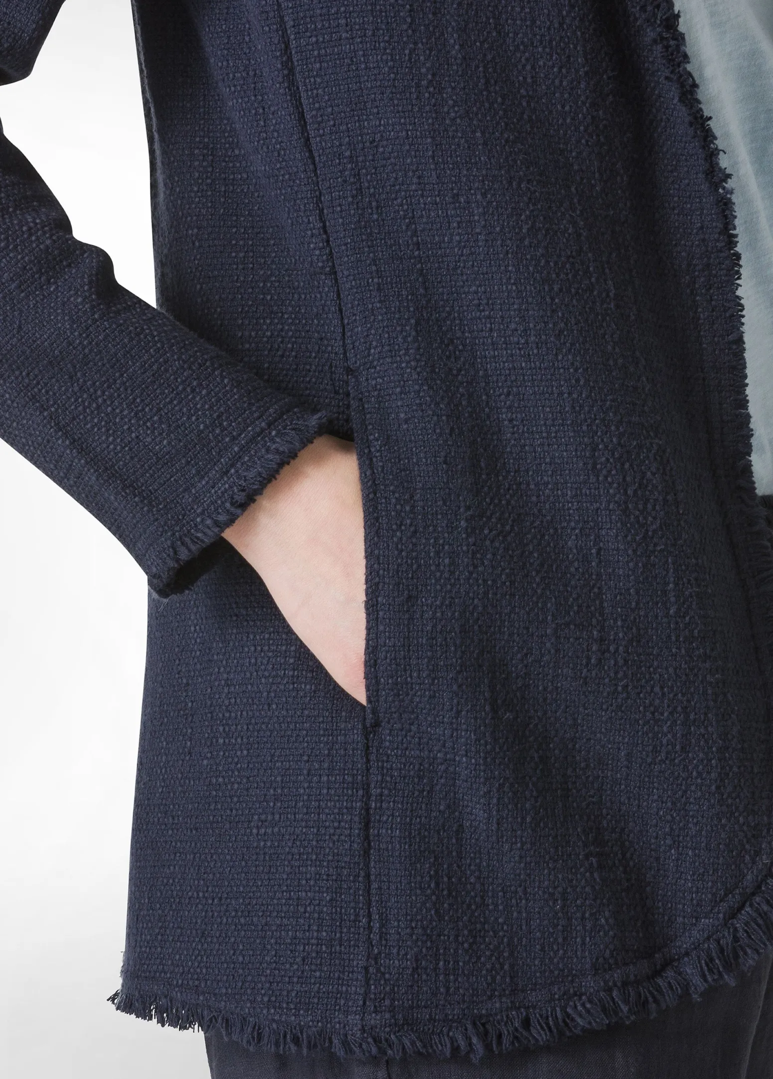 DEHA Giacche E Giubbotti*Blazer In Tweed Di Cotone Blu