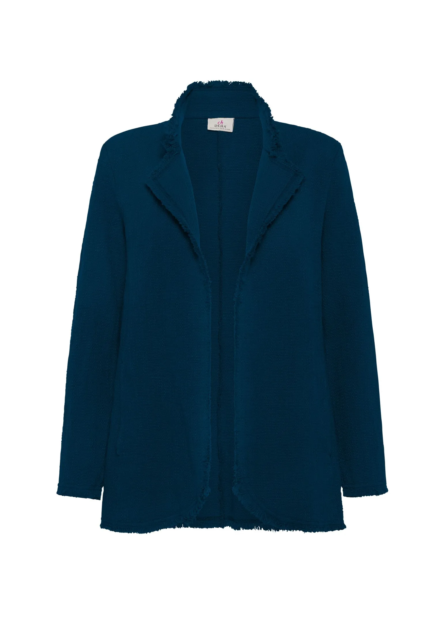 DEHA Giacche E Giubbotti*Blazer In Tweed Di Cotone Blu