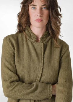DEHA Giacche E Giubbotti*Blazer In Tweed Di Cotone Verde