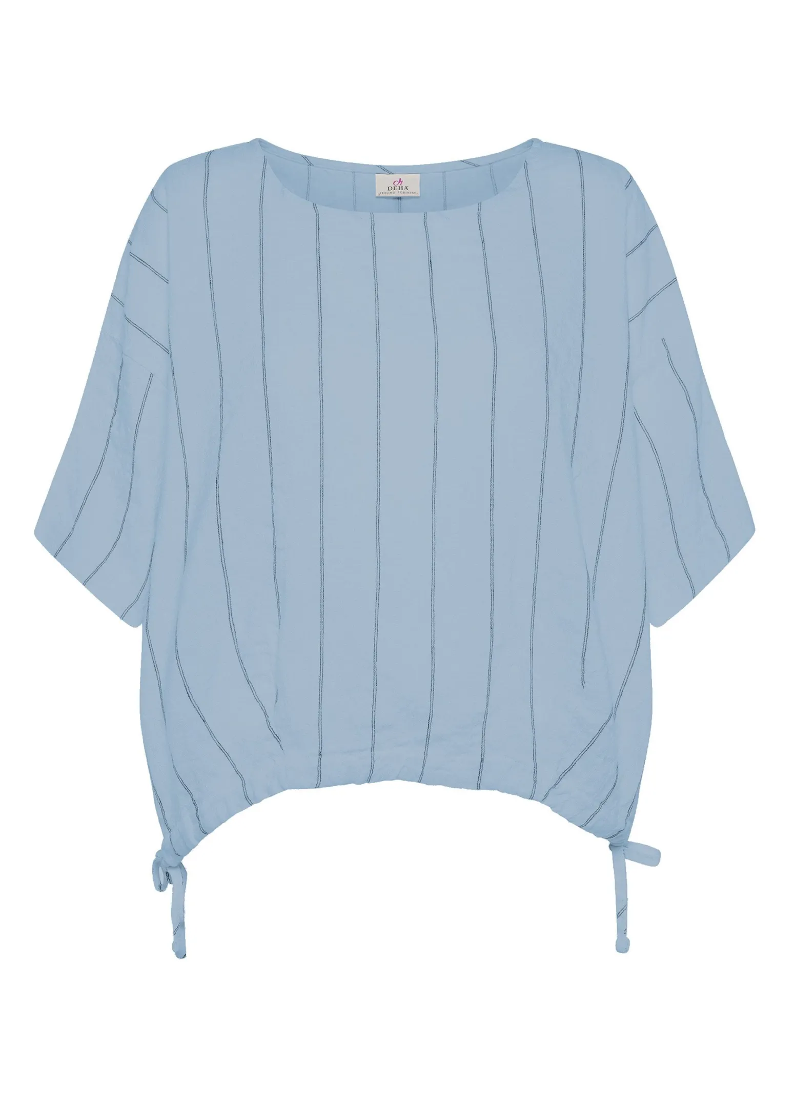 DEHA Camicie & Bluse*Blusa In Lino Gessato Blu