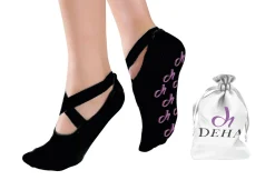 DEHA Accessori Sportivi*Calzini Antiscivolo Nero