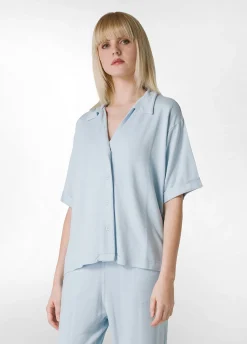 DEHA Camicie & Bluse*Camicia In Felpa Blu