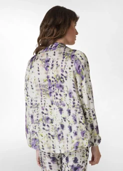 DEHA Camicie & Bluse*Camicia In Raso Stampato Viola