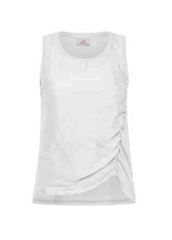 DEHA Top & T-Shirts*Canotta Arricciata Bianco