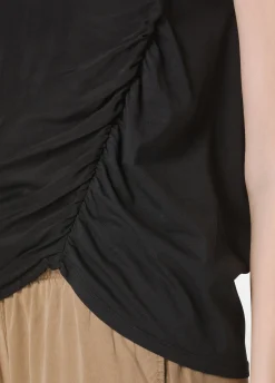 DEHA Top & T-Shirts*Canotta Arricciata Nero