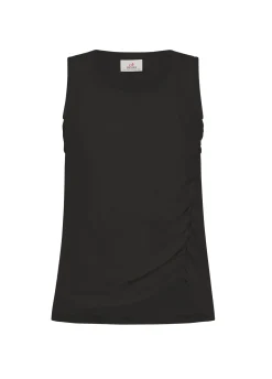 DEHA Top & T-Shirts*Canotta Arricciata Nero