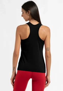 DEHA Canotte E Reggiseni Sportivi*Canotta Vogatore Jersey Stretch Nero