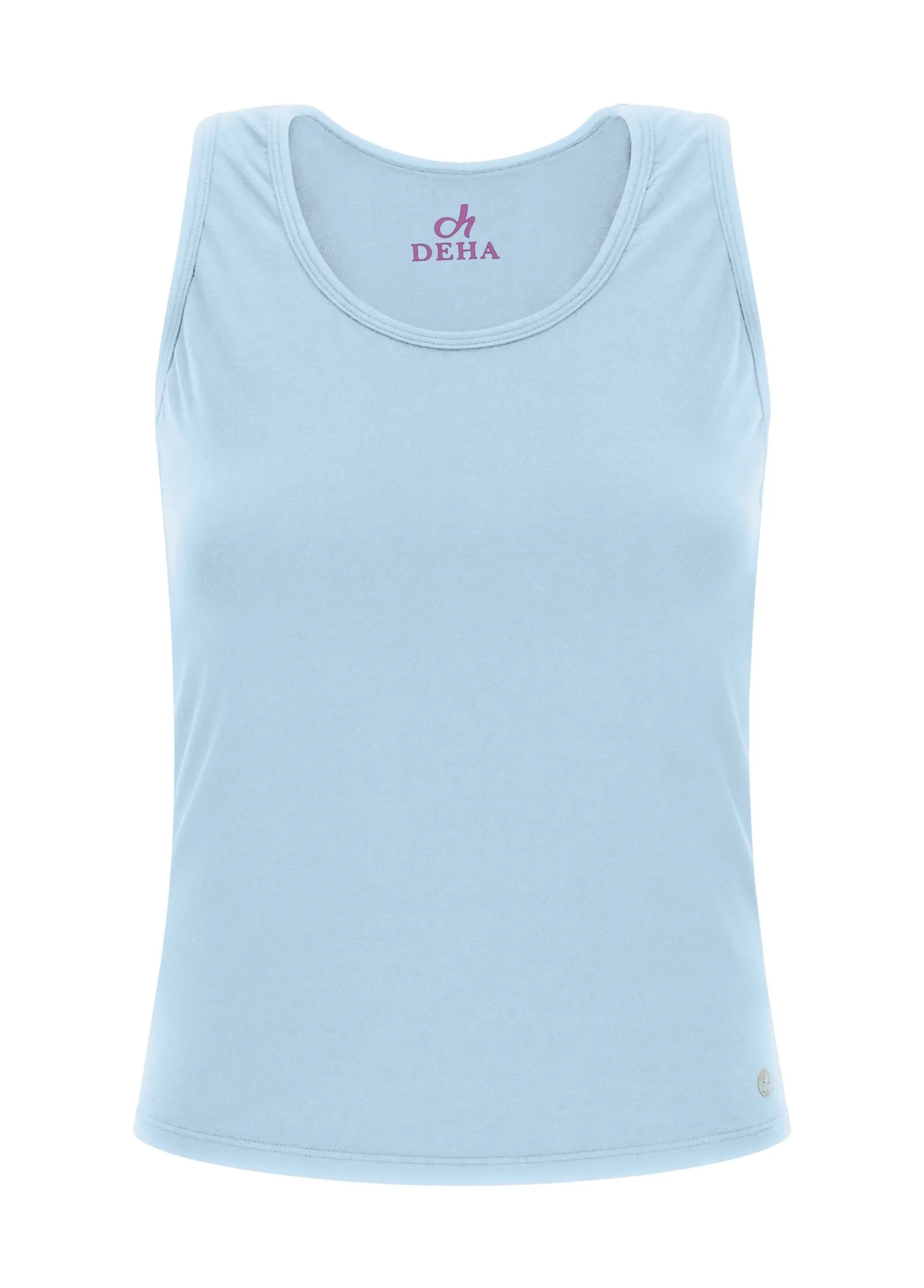 DEHA Canotte E Reggiseni Sportivi*Canotta Vogatore Jersey Stretch Blu