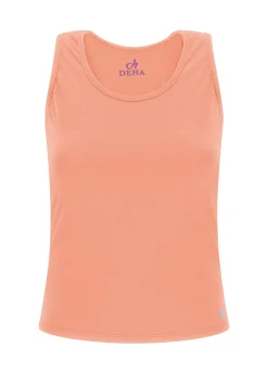 DEHA Canotte E Reggiseni Sportivi*Canotta Vogatore Jersey Stretch Arancio