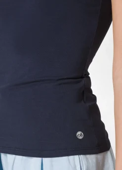 DEHA Canotte E Reggiseni Sportivi*Canotta Vogatore Jersey Stretch Blu