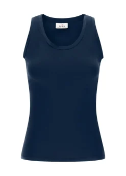 DEHA Canotte E Reggiseni Sportivi*Canotta Vogatore Jersey Stretch Blu