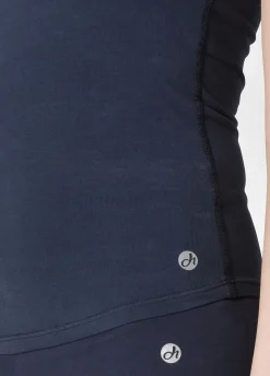 DEHA Canotte E Reggiseni Sportivi*Canotta Vogatore Jersey Stretch Blu