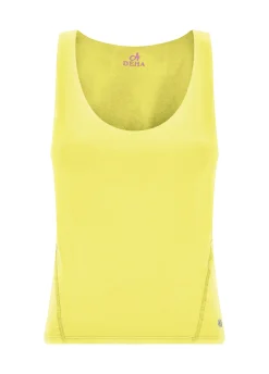 DEHA Canotte E Reggiseni Sportivi*Canotta Yoga In Microfibra Riciclata Giallo