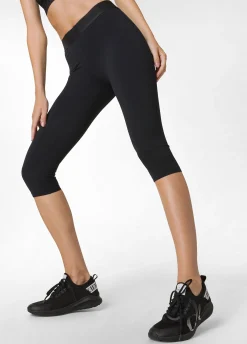 DEHA Leggings & Pantaloni Sportivi*Capri Modellante Nero