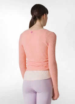 DEHA Felpe & Maglieria*Cardigan Incrociato In Boucle' Arancio