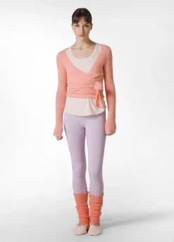 DEHA Felpe & Maglieria*Cardigan Incrociato In Boucle' Arancio
