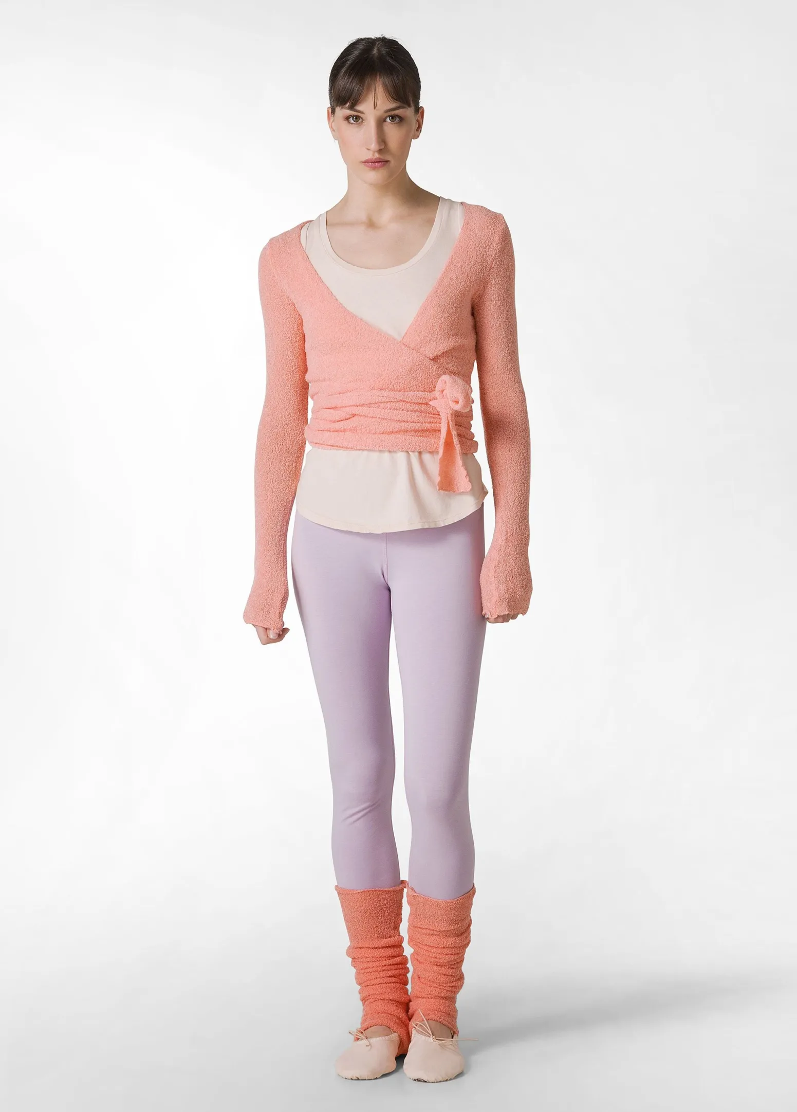 DEHA Felpe & Maglieria*Cardigan Incrociato In Boucle' Arancio