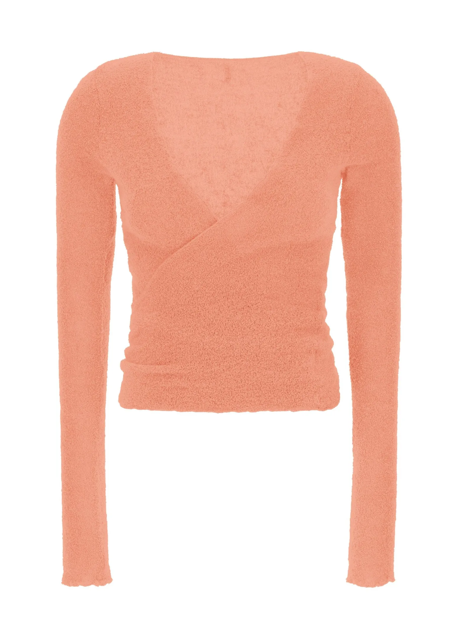 DEHA Felpe & Maglieria*Cardigan Incrociato In Boucle' Arancio