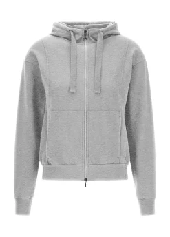 DEHA Felpe & Maglieria*Felpa Core Leggera Con Zip E Cappuccio Grigio