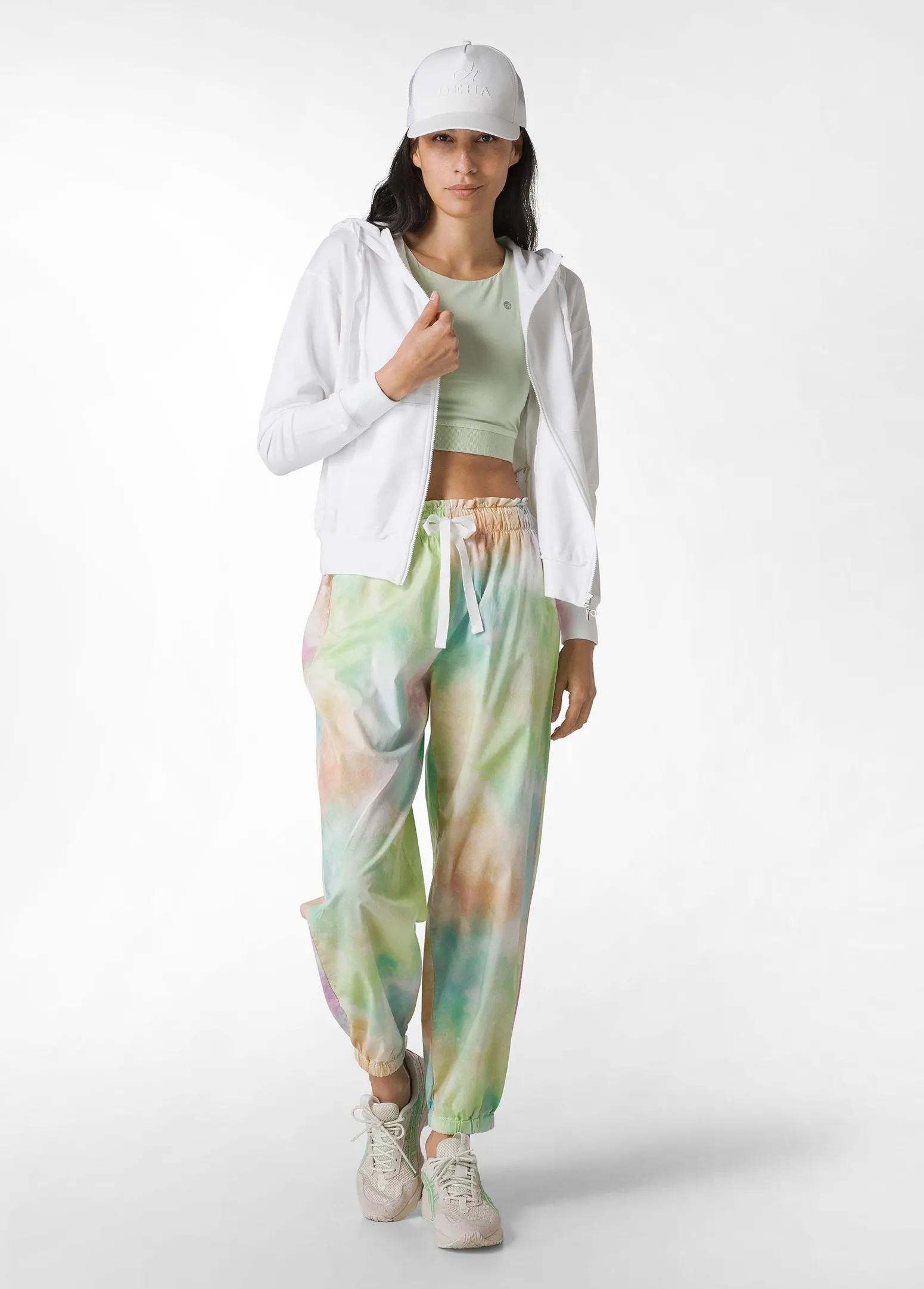 DEHA Felpe & Maglieria*Felpa Core Leggera Con Zip E Cappuccio Bianco