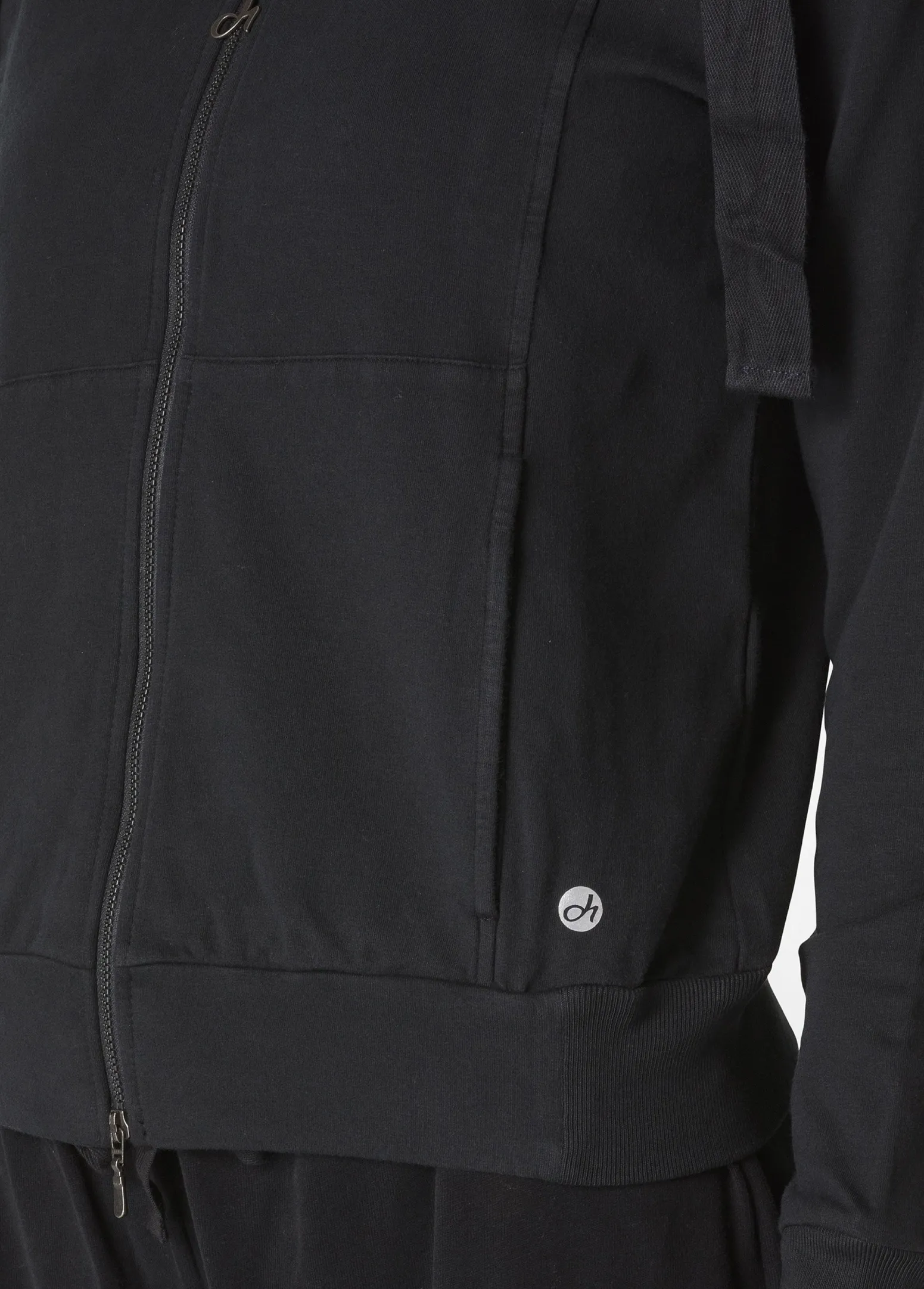 DEHA Felpe & Maglieria*Felpa Core Leggera Con Zip E Cappuccio Nero