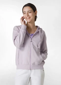DEHA Felpe & Maglieria*Felpa Core Leggera Con Zip E Cappuccio Viola