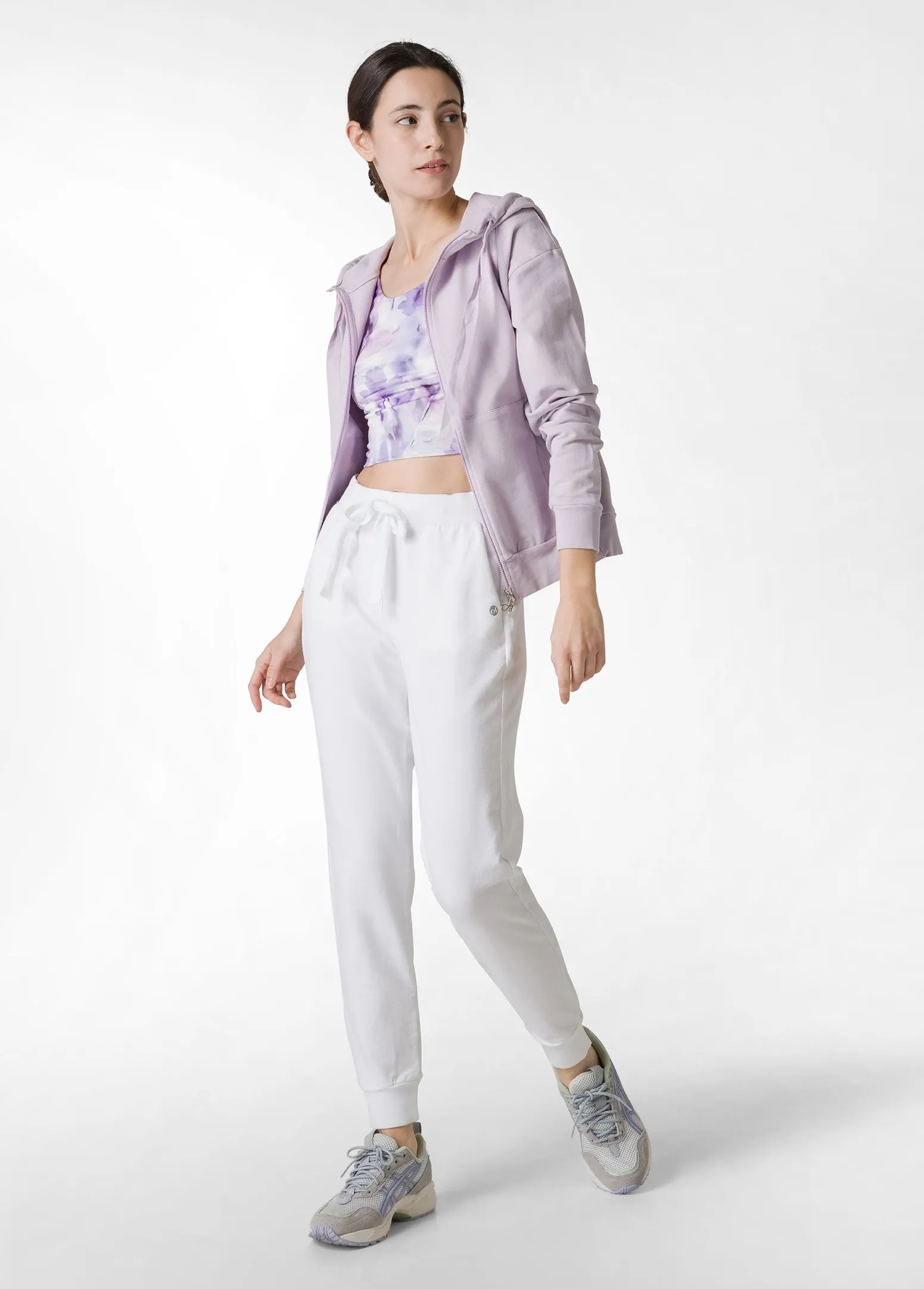 DEHA Felpe & Maglieria*Felpa Core Leggera Con Zip E Cappuccio Viola
