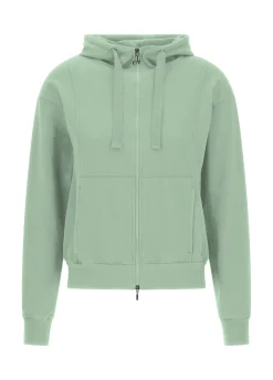DEHA Felpe & Maglieria*Felpa Core Leggera Con Zip E Cappuccio Verde