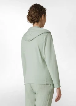 DEHA Felpe & Maglieria*Felpa Core Leggera Con Zip E Cappuccio Verde