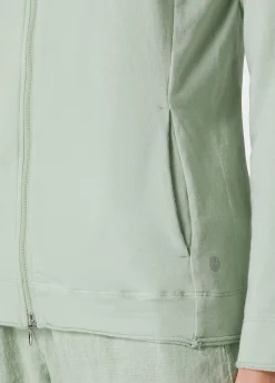 DEHA Felpe & Maglieria*Felpa Core Leggera Con Zip E Cappuccio Verde
