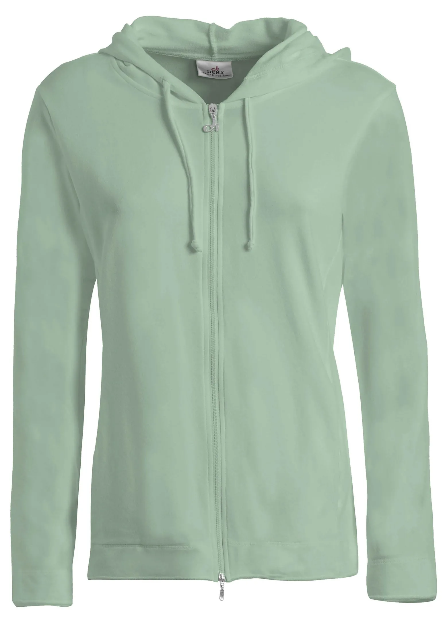 DEHA Felpe & Maglieria*Felpa Core Leggera Con Zip E Cappuccio Verde