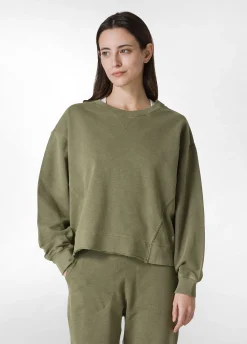 DEHA Felpe & Maglieria*Felpa Fiammata Vintage Verde