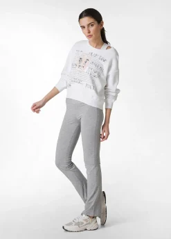 DEHA Felpe & Maglieria*Felpa Girocollo Comfy Con Grafica Bianco