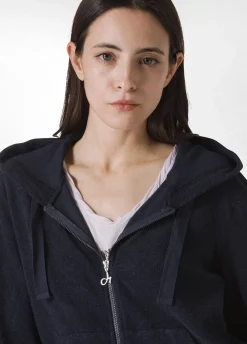 DEHA Felpe & Maglieria*Felpa In Spugna Zip E Cappuccio Blu