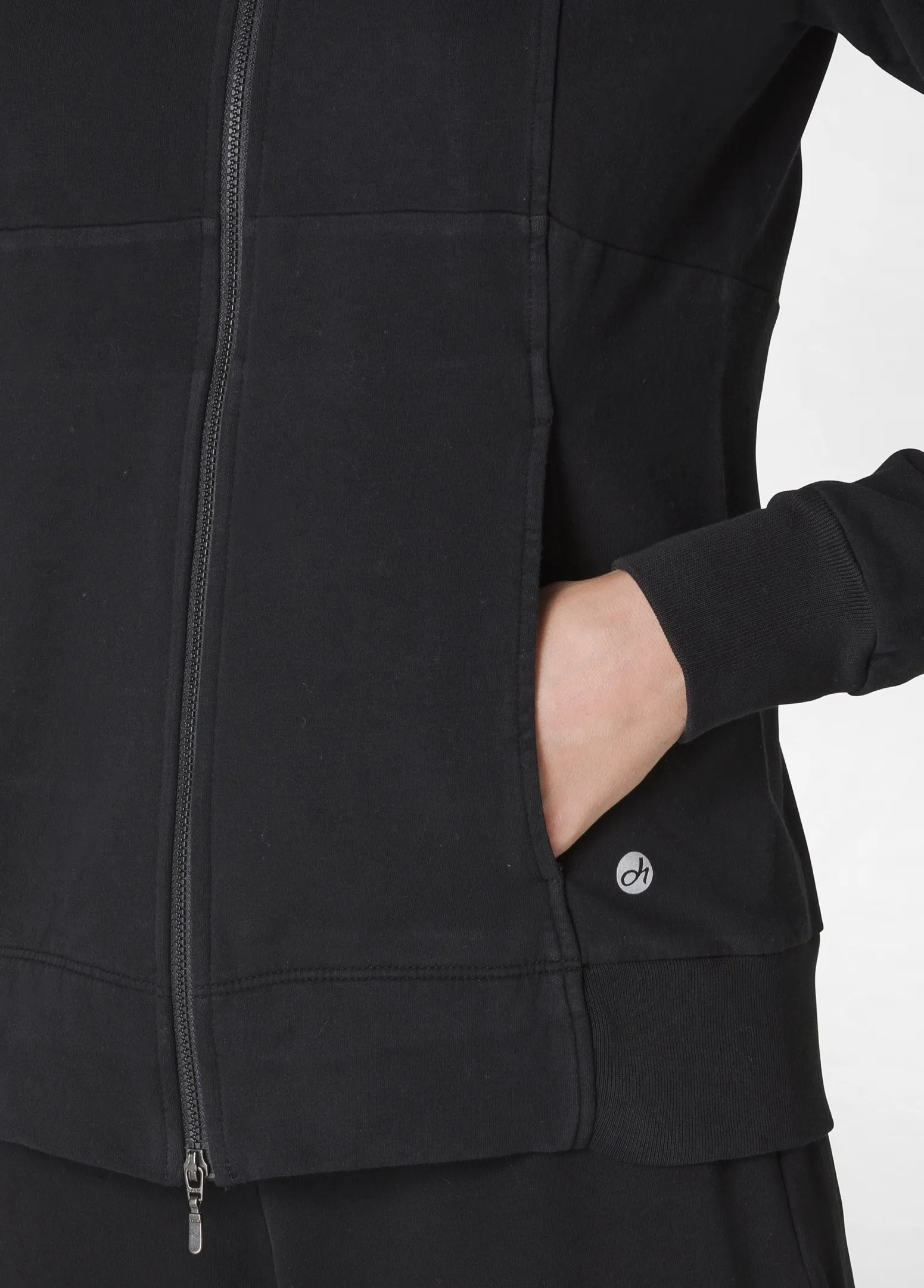 DEHA Felpe & Maglieria*Felpa Leggera Core Con Zip Nero